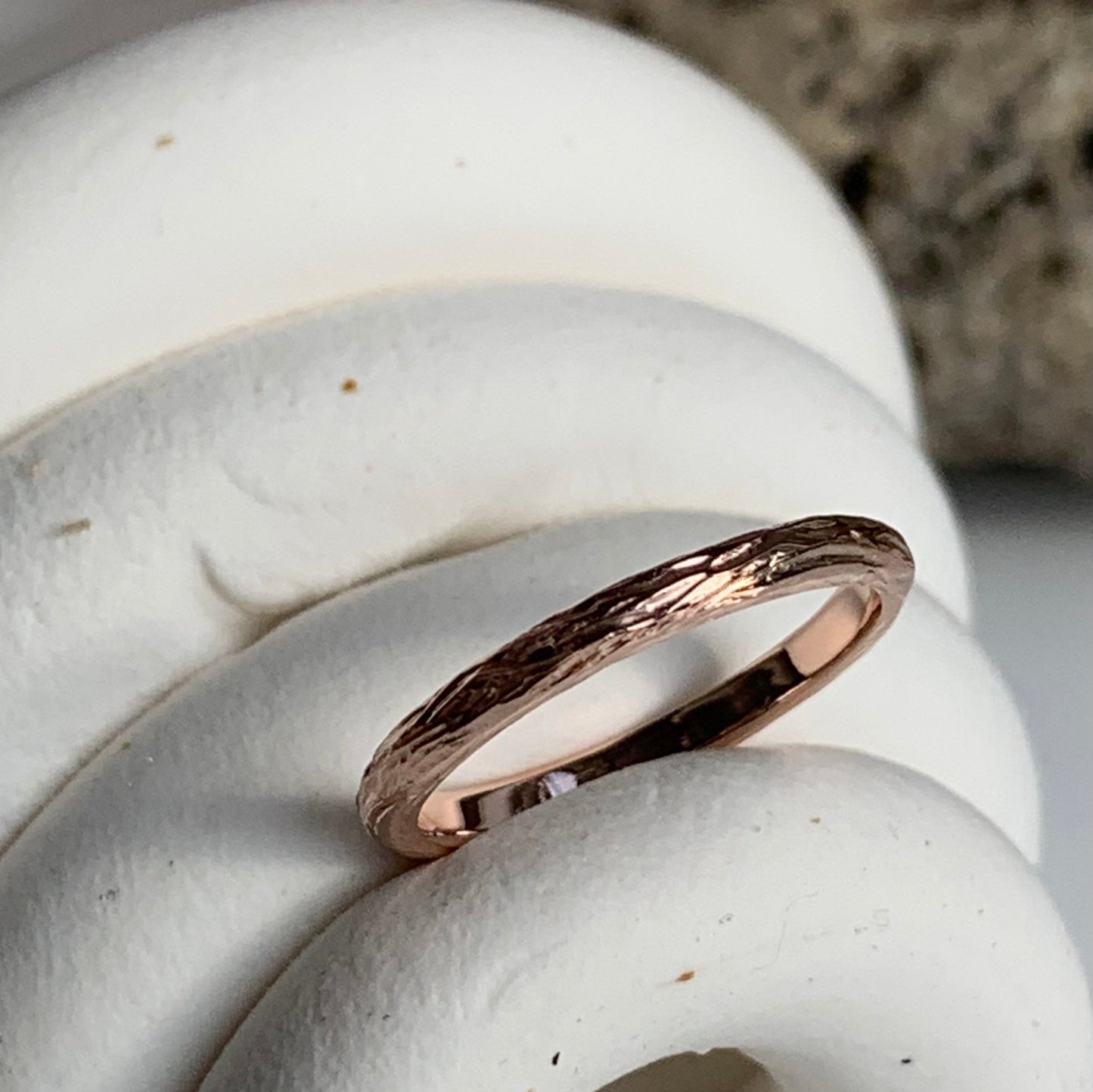 side view of bark ring