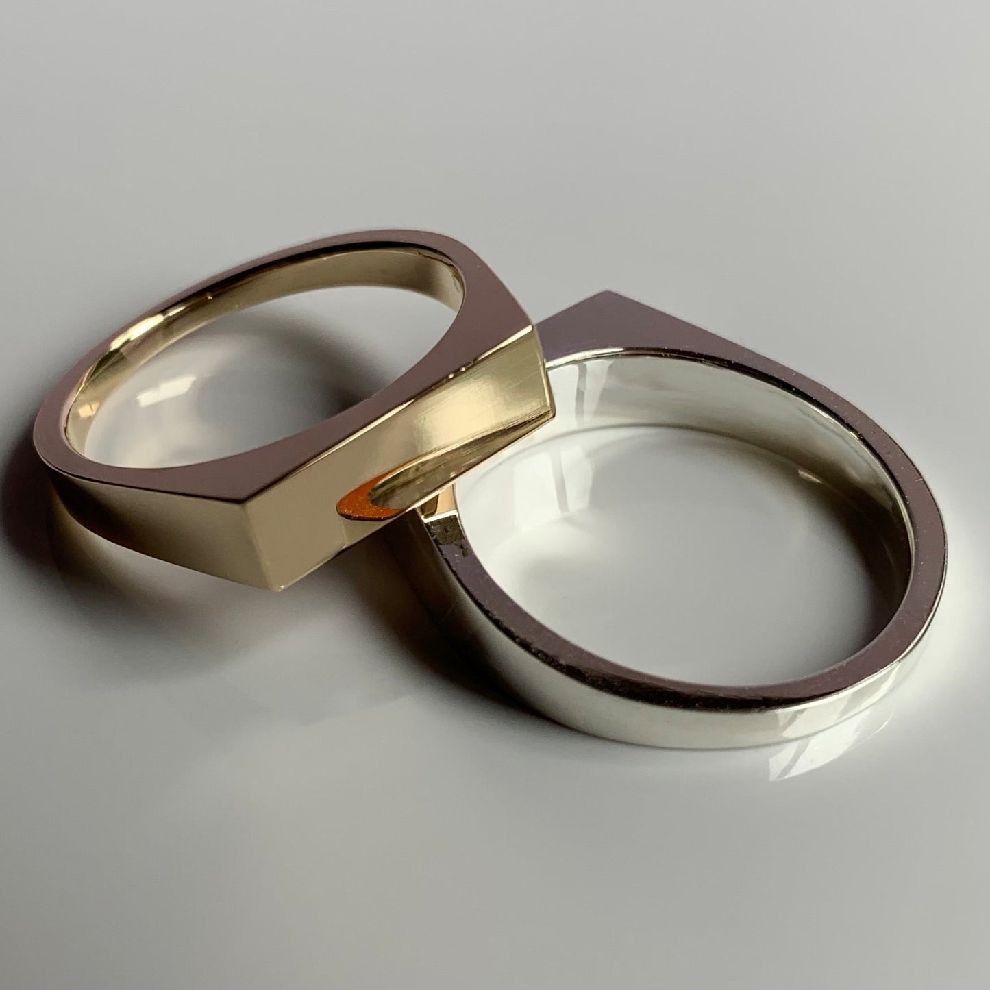 rectangle signet ring