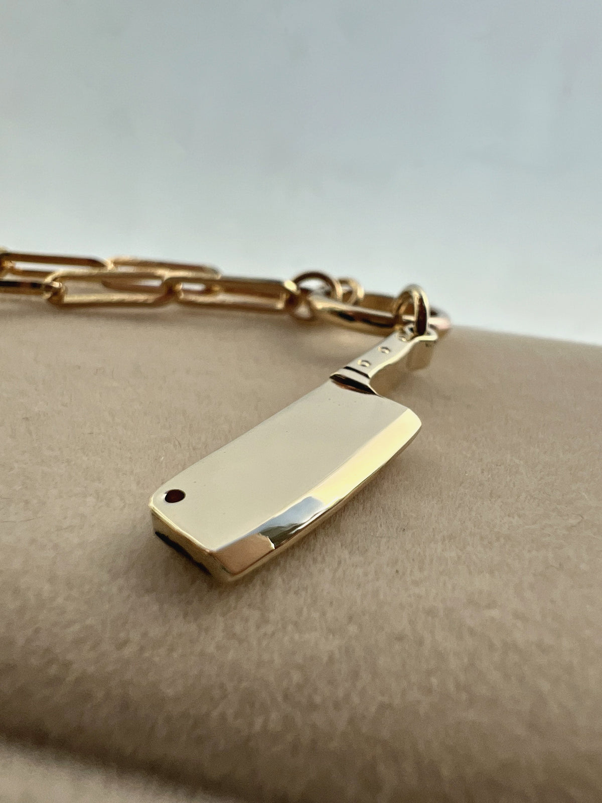 Butcher knife charm