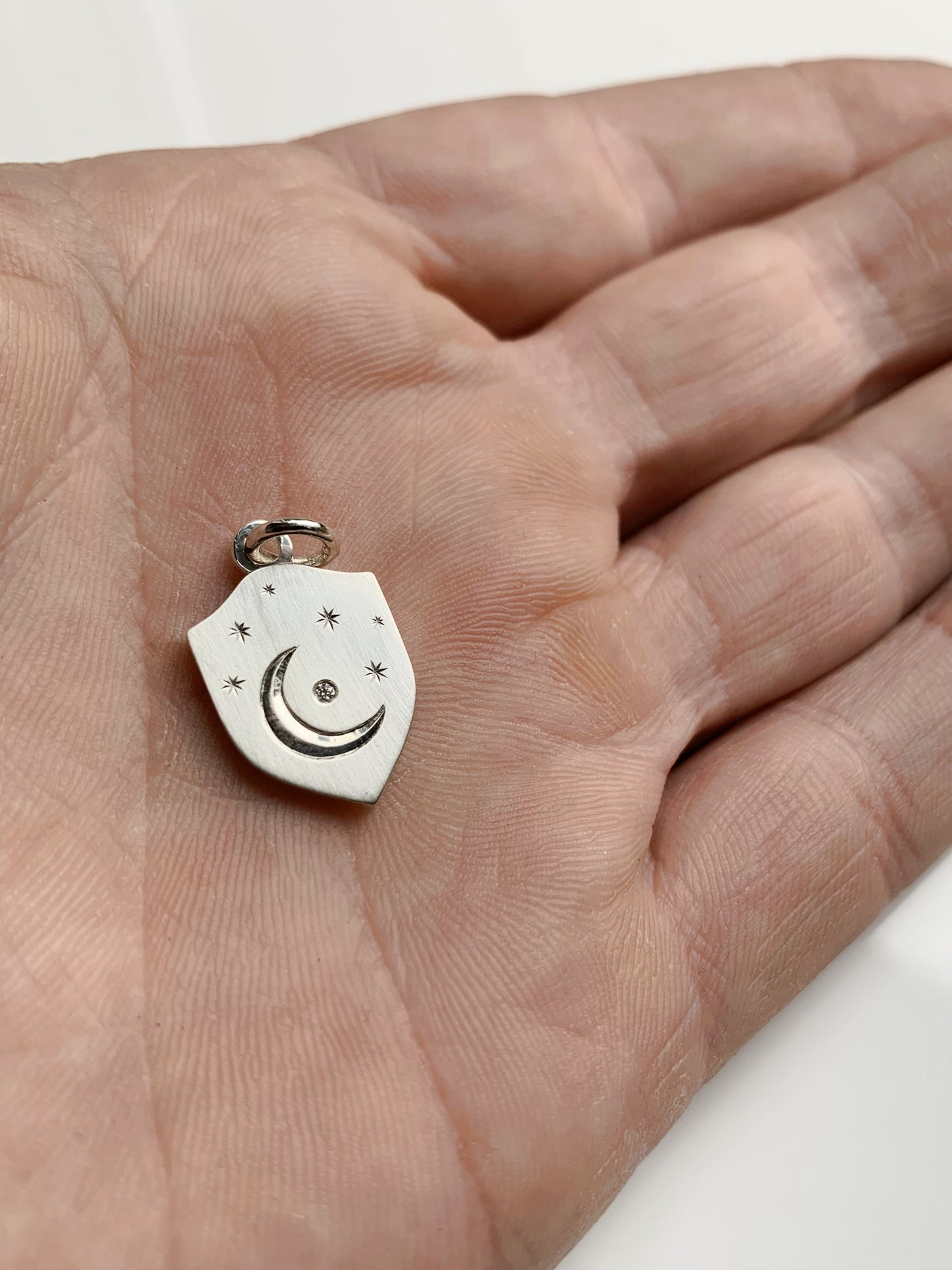 Moon & stars charm