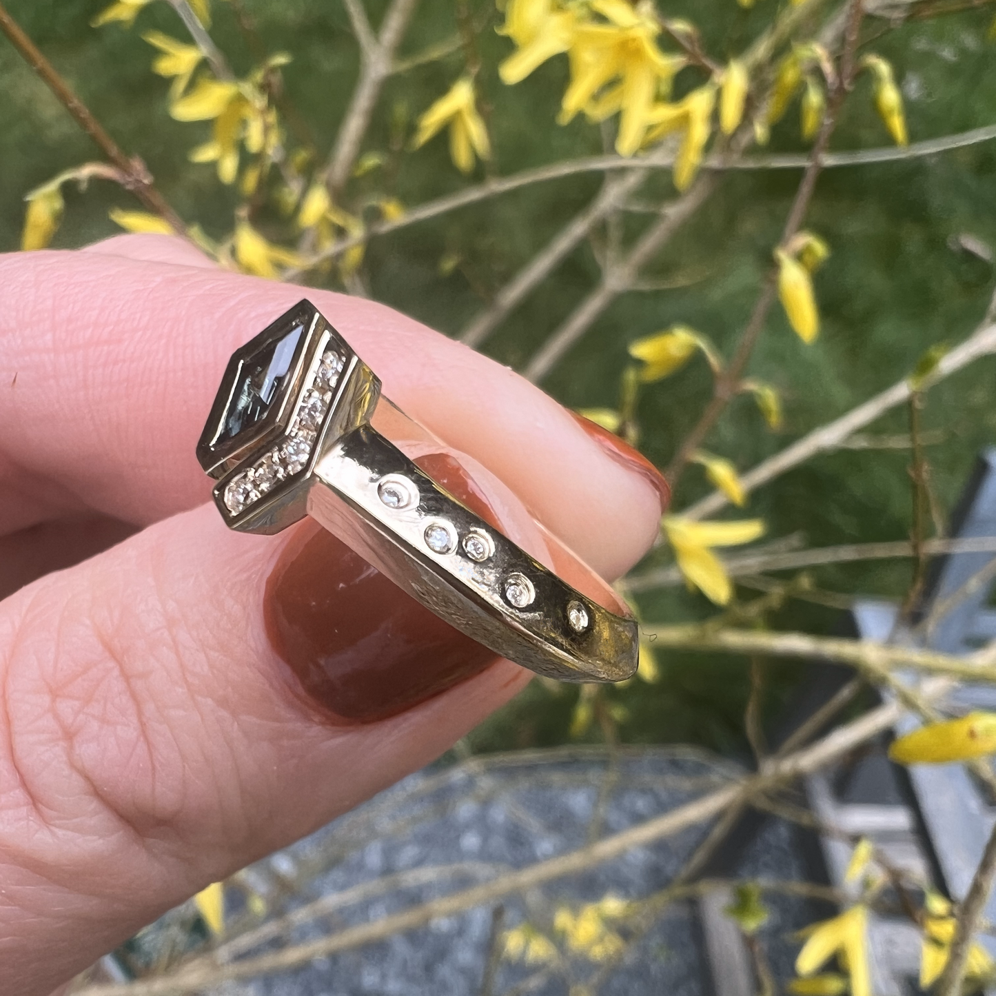 side of ring