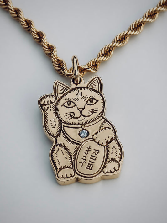 Maneki-Neko cat charm