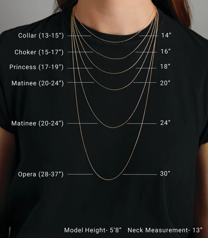 18" Rope Chain Necklace - 14k