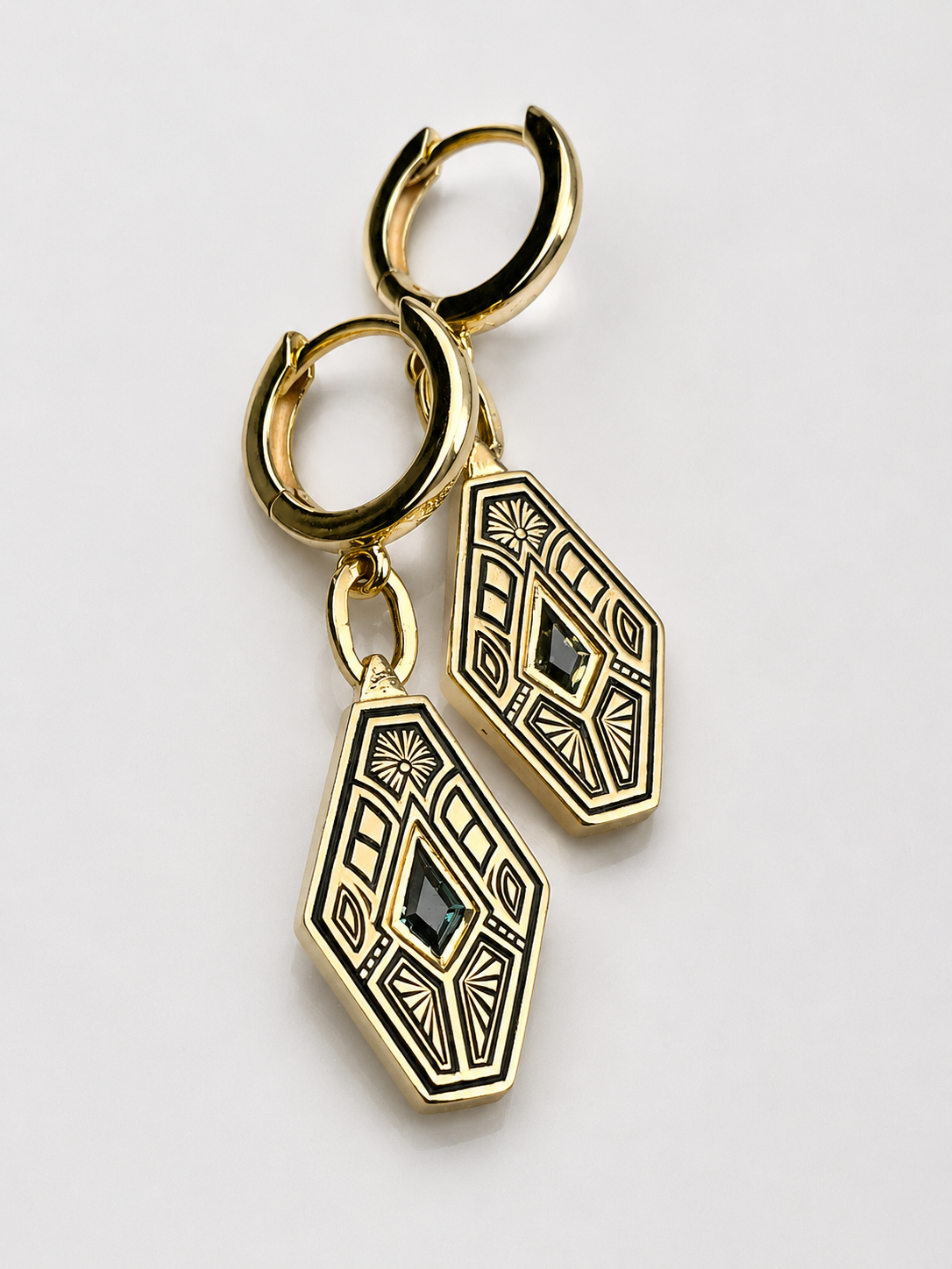 Custom Australian Sapphire Earrings