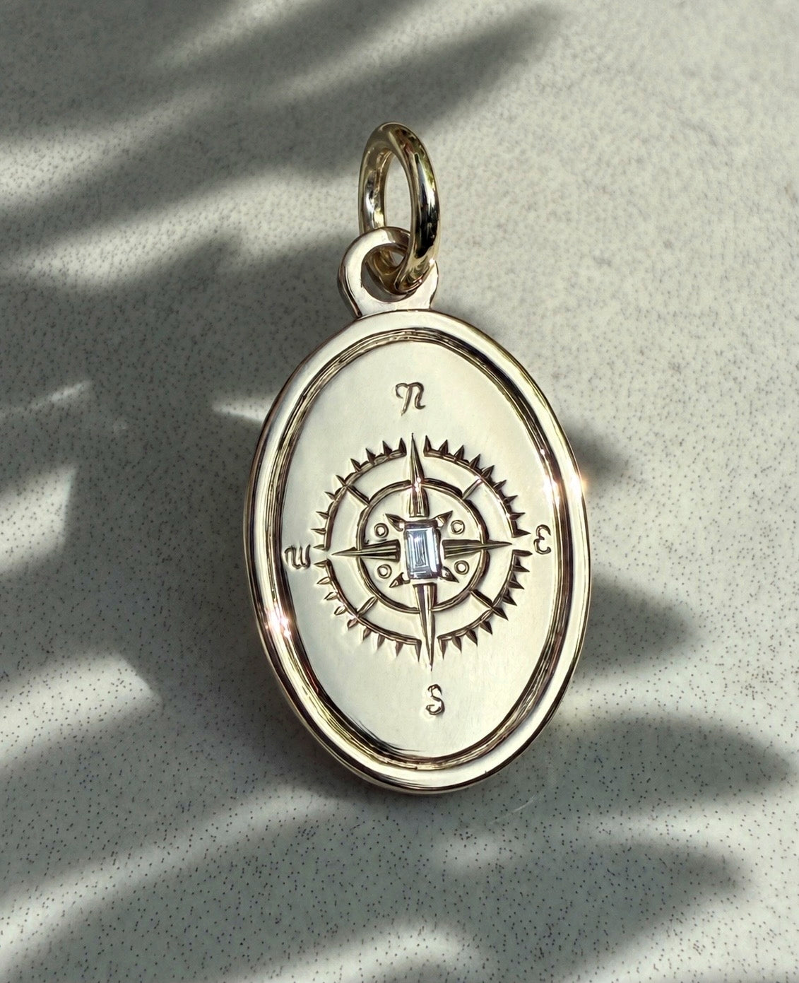 Never Lost Charm - 14k Recycled Gold