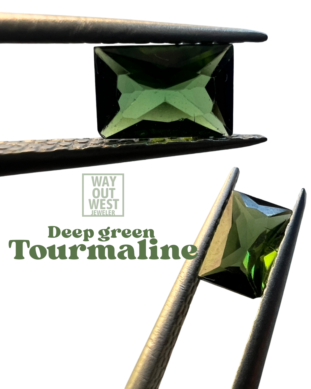 Dark Forest Deep Green Tourmaline