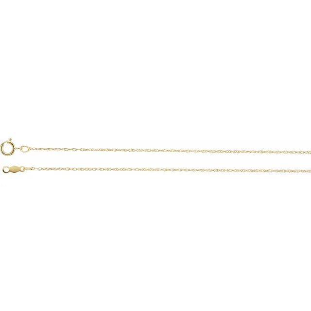 18" Rope Chain Necklace - 14k