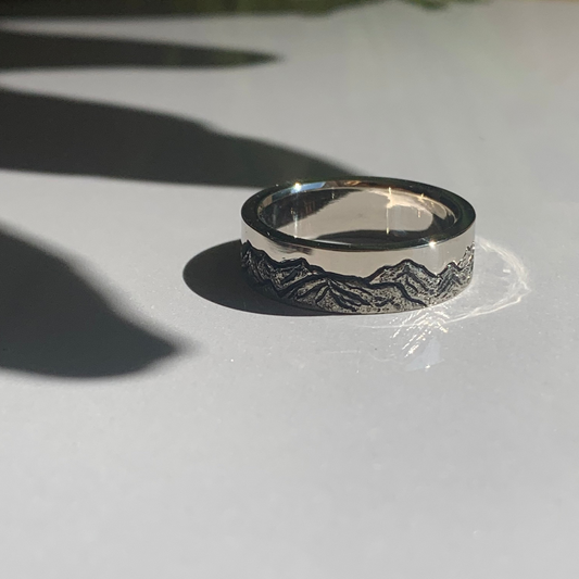 mountain band ring 