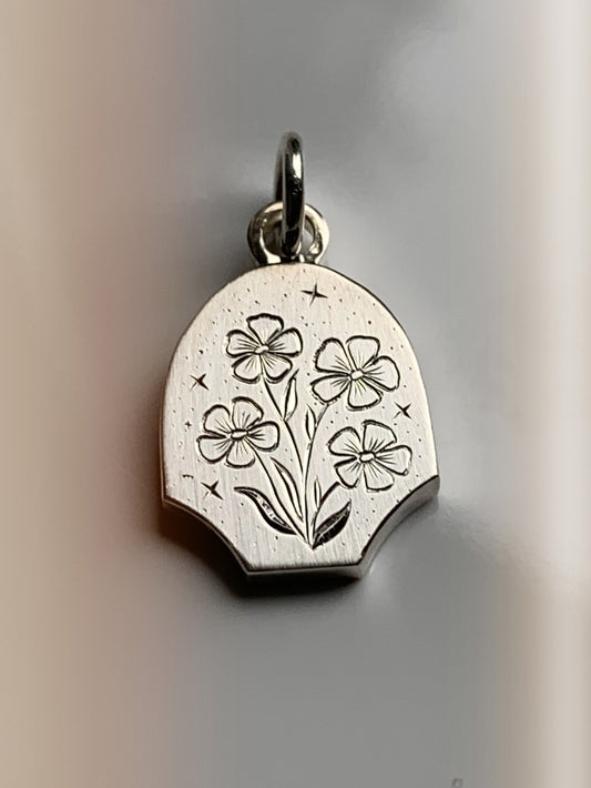Flower charm