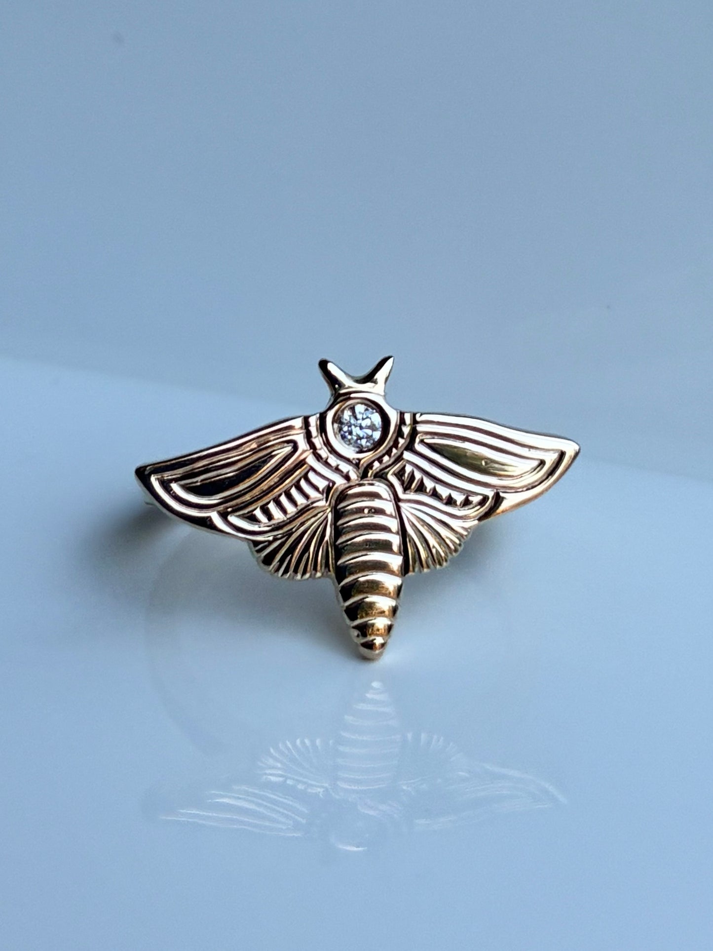 The “Goth moth” ring