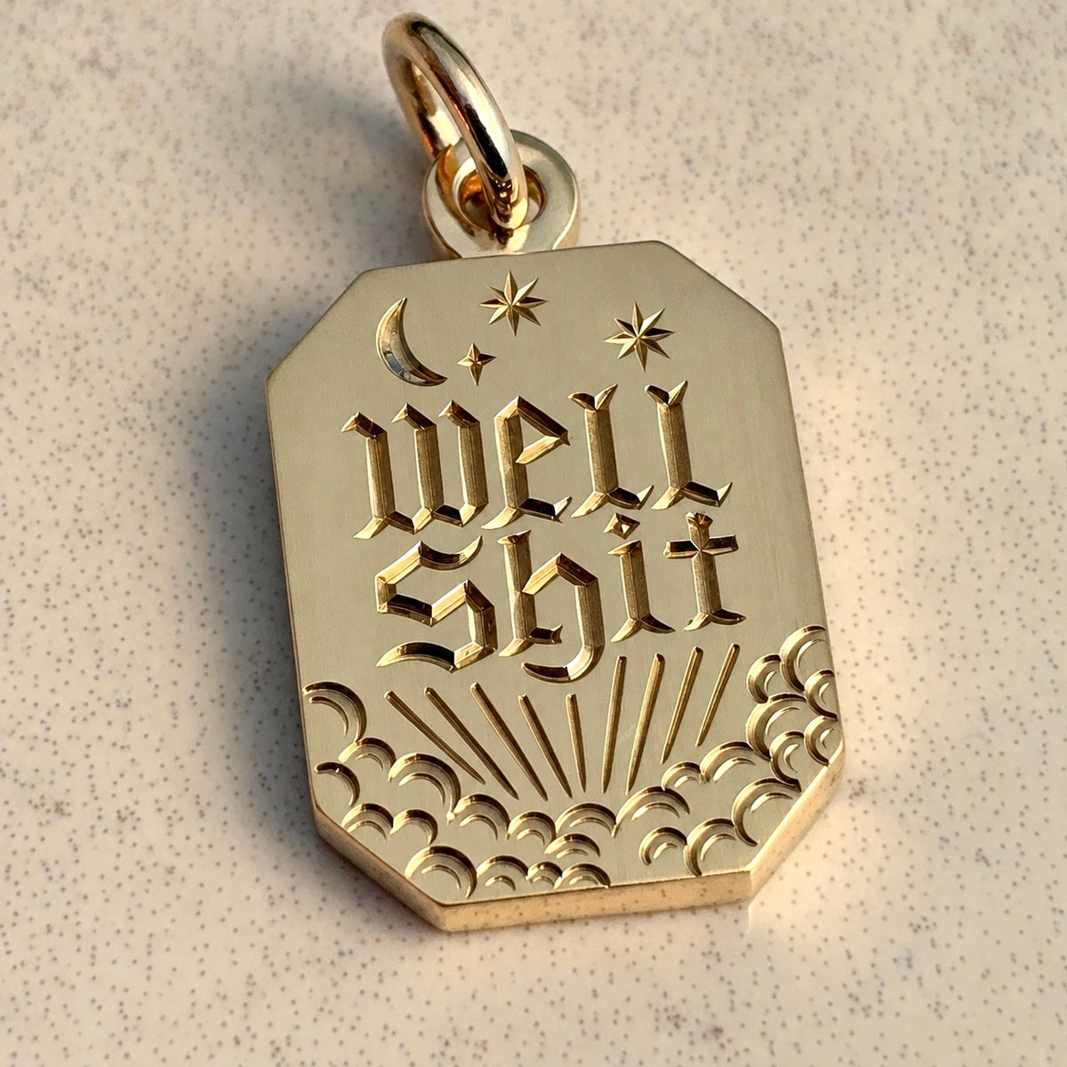 Well Shit charm