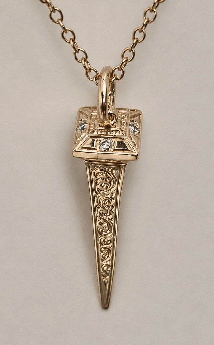 Custom Nail Pendant