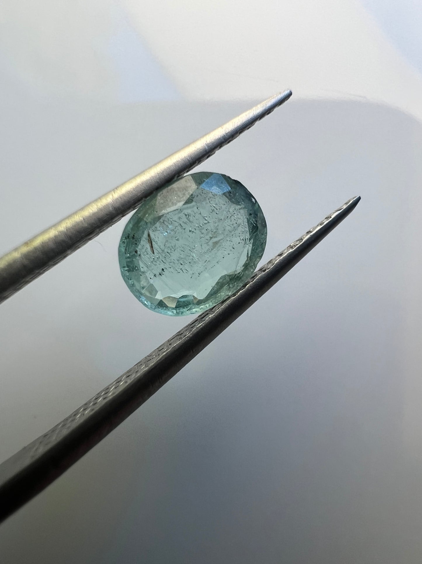 1.1CT minty aquamarine