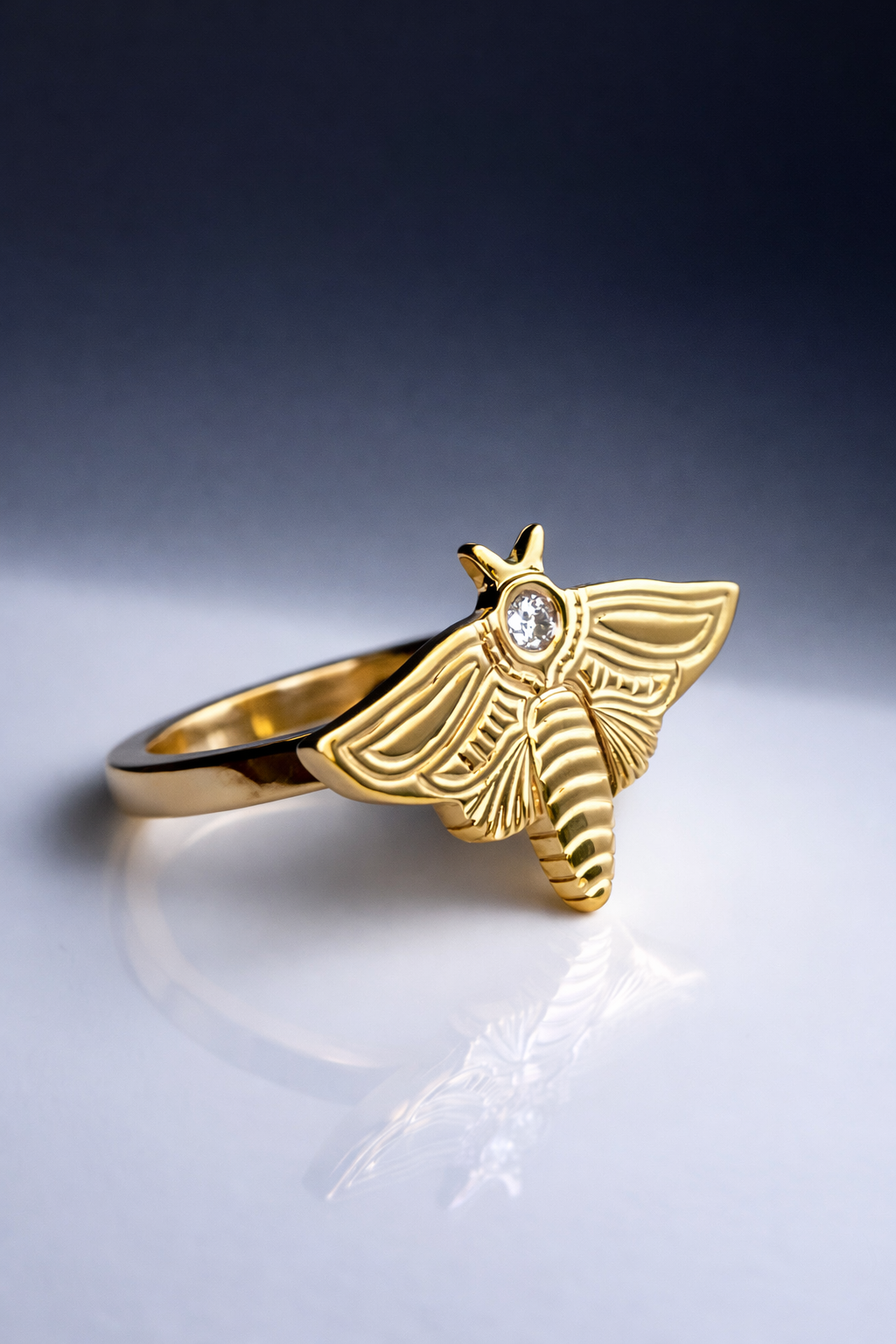 The “Goth moth” ring