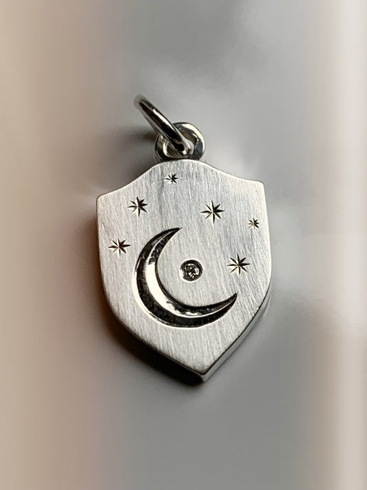 Moon & stars charm
