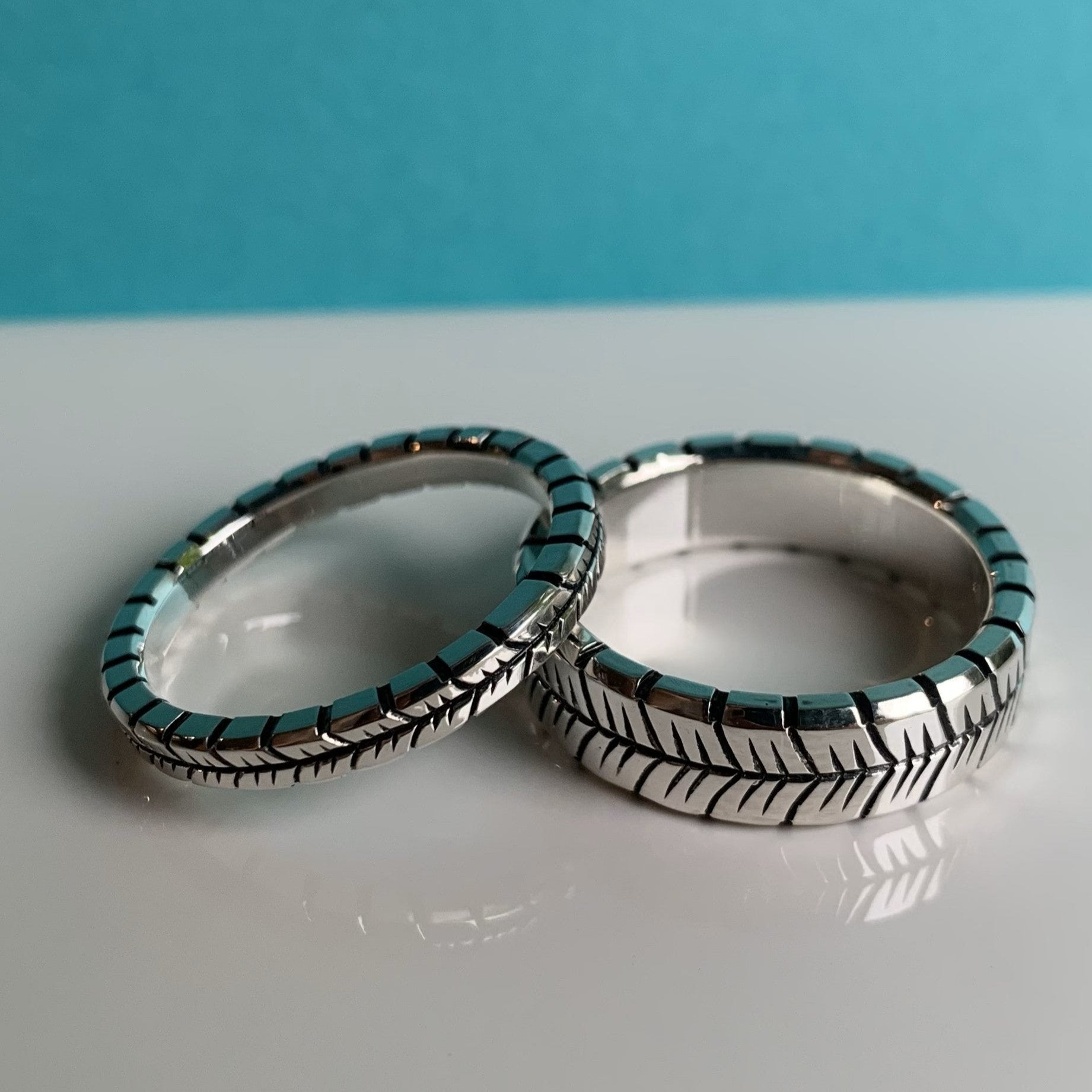 feather rings together 