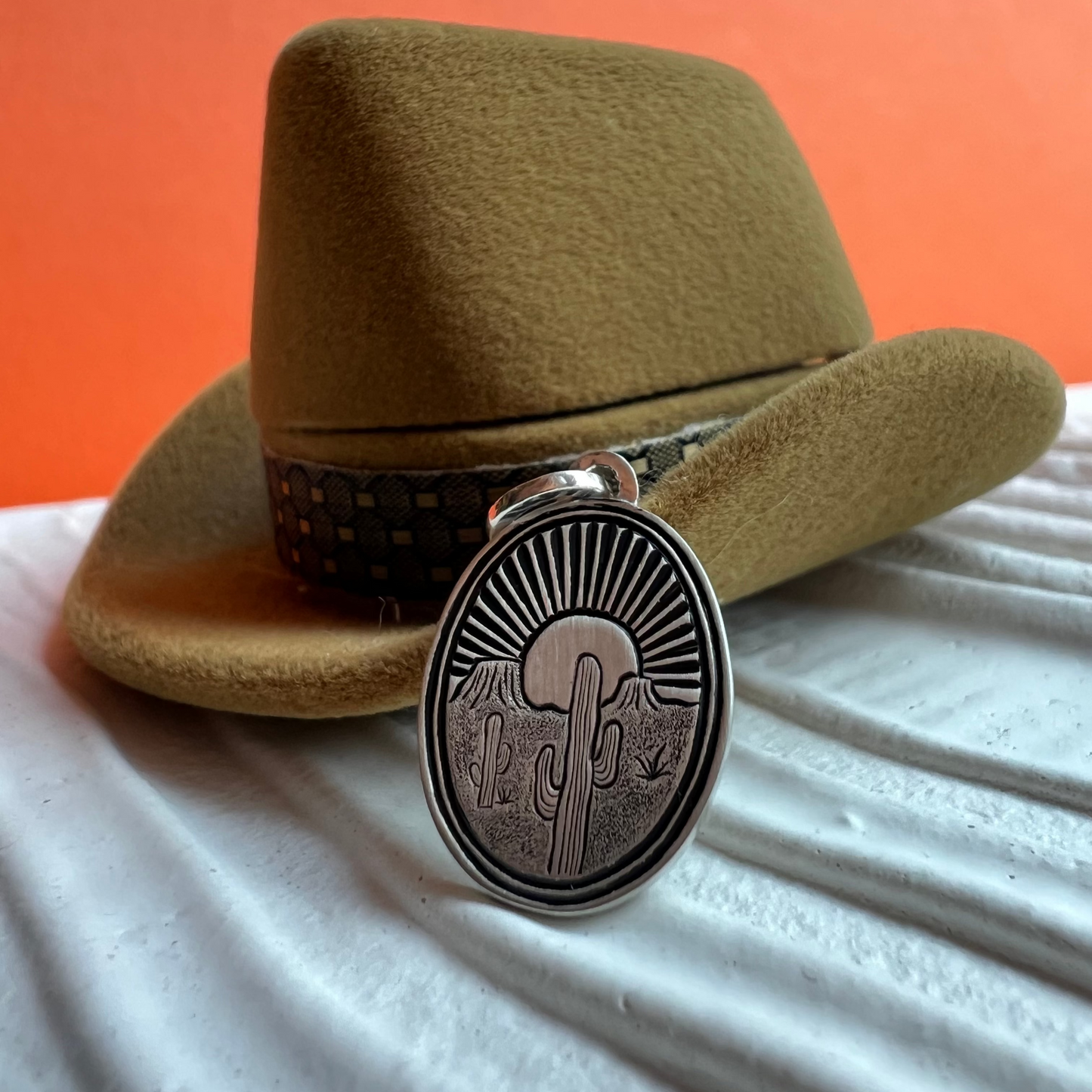 charm with cowboy hat