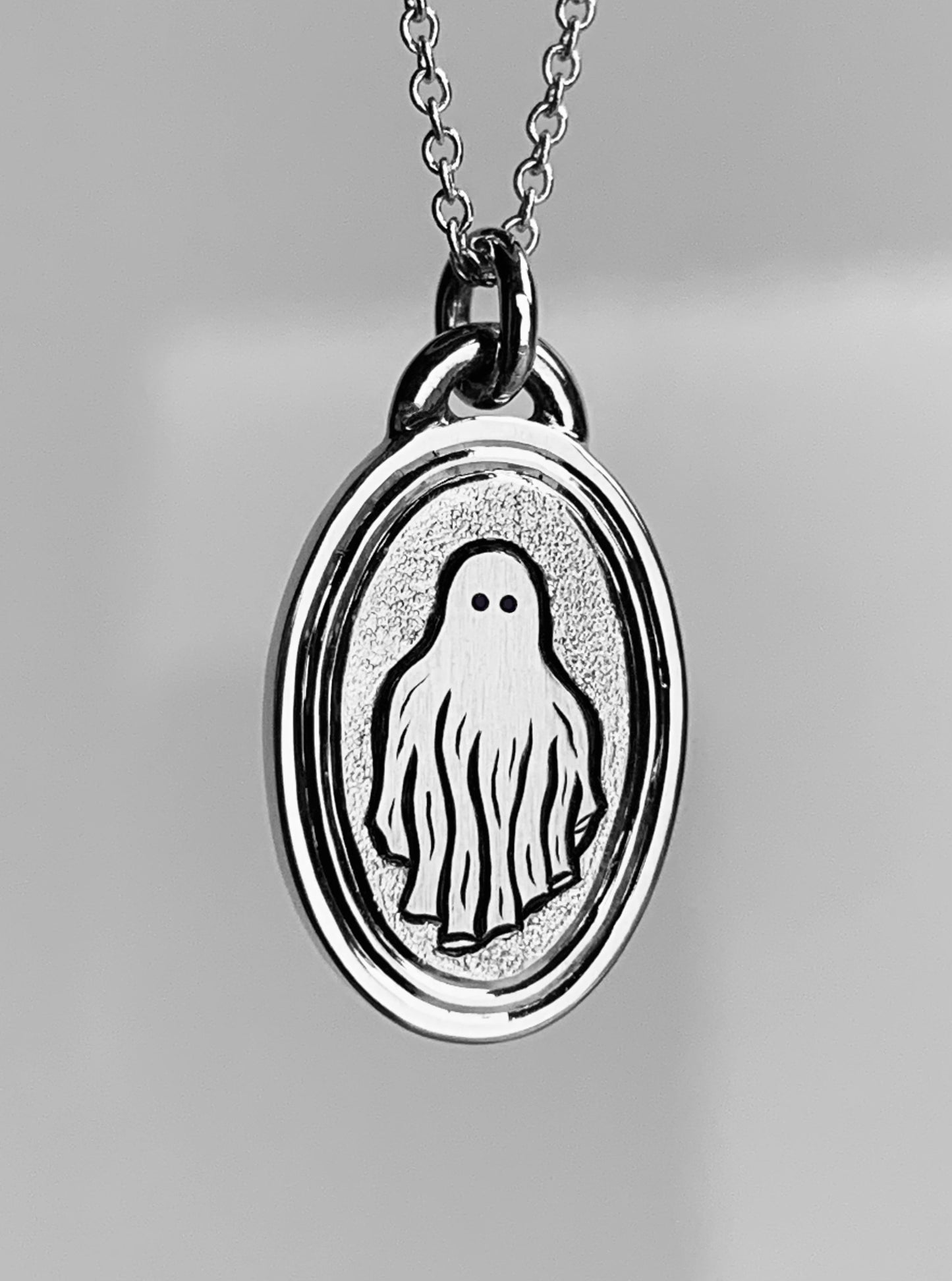 Friendly Ghost Charm - 14k Recycled Gold